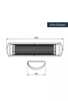 KUMTEL Ex 23 2300w Infrared Isıtıcı - 2