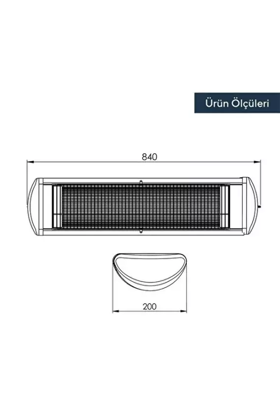 KUMTEL Ex 23 2300w Infrared Isıtıcı - 2