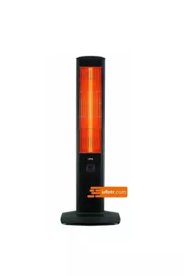 UFO Micatronic 2400 W Dikey Infrared Isıtıcı Siyah