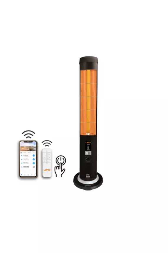 UFO Therapy Smart 2300w Mobil Uyumlu, Uzaktan Kumandalı Ve Programlanabilir Kule Tipi Isıtıcı - 1